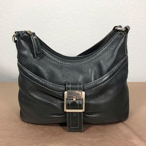 Woman’s Clark’s leather hand bag black